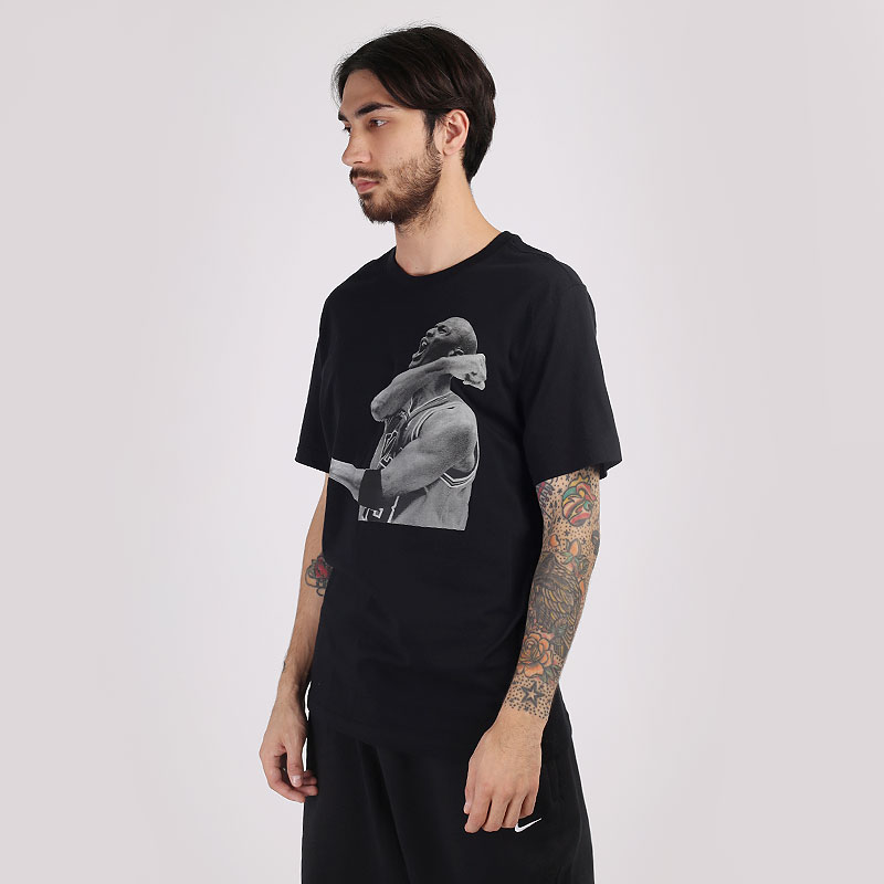 мужская черная футболка Jordan Photo Short-Sleeve Crew CN3588-010 - цена, описание, фото 3